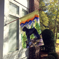 Bouvier des Flandres Flag Canvas House Size