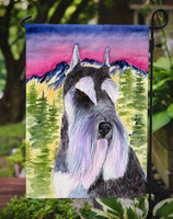 Schnauzer Flag Garden Size