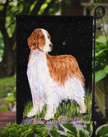 Starry Night Welsh Springer Spaniel Flag Garden Size