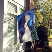 English Springer Spaniel Flag Canvas House Size