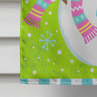 Christmas Snowman Let it Snow Flag Canvas House Size VHA3017CHF