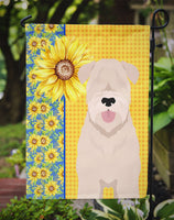 Summer Sunflowers Soft Coated Wheaten Terrier Flag Garden Size