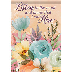 Carson Listen to the Wind 49624 Carson Garden Flag 12.5" x 18" '49624 Flags