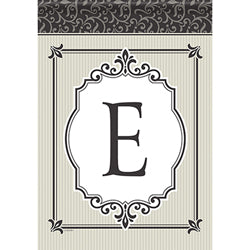 Carson Timeless Details Monogram E 49692 Carson Garden Flag 12.5" x 18" '49692 Flags