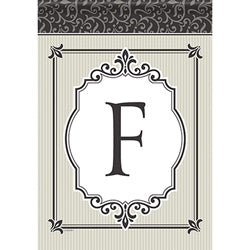 Carson Timeless Details Monogram F 49693 Carson Garden Flag 12.5" x 18" '49693 Flags