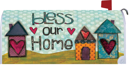 Custom Decor Bless Our Home 3097MM Decorative Standard Mailbox Makeover 3097MM Mailbox