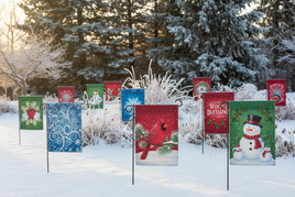 Winter Garden Flags