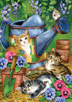 GARDEN KITTIES FLAG