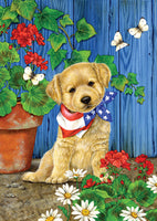 PATRIOTIC PUPPY FLAG