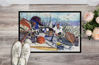 Sports on the Beach Indoor or Outdoor Mat 24x36 Doormat