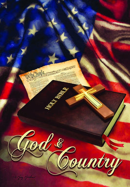 God & Country  2342  Decorative Flag
