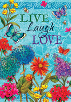 Live Laugh Love 3620 Decorative Flag
