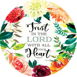 Custom Decor Trust in the Lord-Suncatcher 4248 Custom Decor '4248 Suncatcher