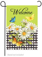 Daisies & Butterflies 4262 Decorative Flag