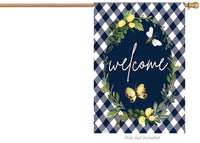 Lemon Welcome 4554 Decorative Flag