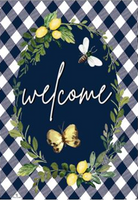 Lemon Welcome 4554 Decorative Flag