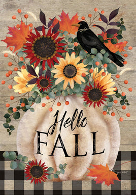 Pumpkin & Crow  4678  Decorative Flag