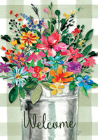Wildflower Bucket  4830  Decorative Flag