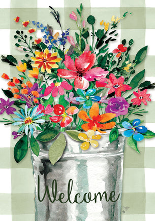 Wildflower Bucket  4830  Decorative Flag