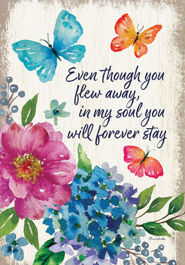 Butterfly Bereavement  4852  Decorative Flag