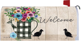 Gingham Watering Can 4930MM Mailbox Makeover