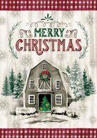 Custom Decor Christmas Barn 4965 Decorative Flag  Flags