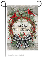 Berry Wreath 4968 Decorative Flag