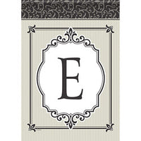 Carson Timeless Details Monogram E 49692 Carson Garden Flag 12.5" x 18" '49692 Flags