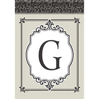 Carson Timeless Details Monogram G 49694 Carson Garden Flag 12.5" x 18" '49694 Flags