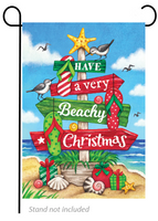 Beachy Christmas 4981 Decorative Flag