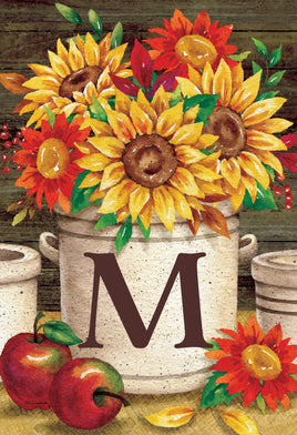 Sunflower Crock  M  5024  Decorative Flag