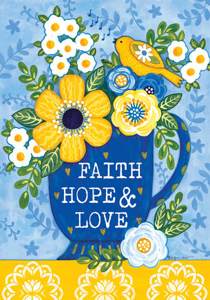 Faith Hope Love  5075  Decorative Flag