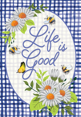 Custom Decor Life is Good 5076 Decorative Flag 5076FL Flags