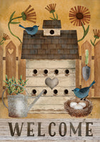 Spring Birdhouse  5078  Decorative Flag