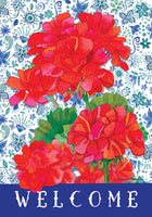Geraniums  5080  Decorative Flag