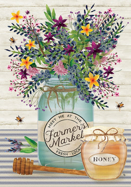 Wildflower Jar  5081  Decorative Flag