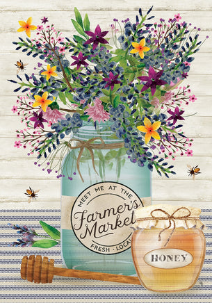 Wildflower Jar  5081  Decorative Flag
