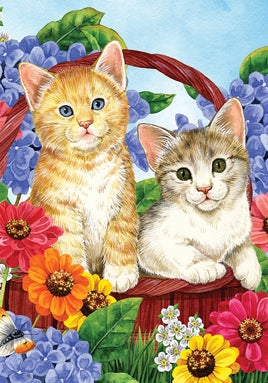 Garden Kitties  5086  Decorative Flag