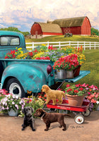 Farm Pups  5087  Decorative Flag