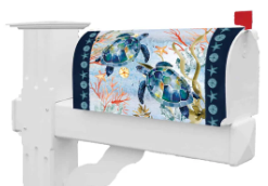 Watercolor Turtles 5094MM Mailbox Makeover