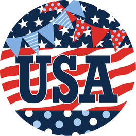 Custom Décor Patriotic Patterns 5097SC Suncatcher sold by If It's Flags