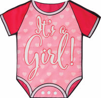 AppliqueIt's a Girl  5159  Decorative Flag