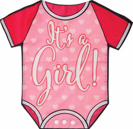 AppliqueIt's a Girl  5159  Decorative Flag