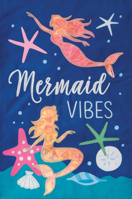 AppliqueMermaid Vibes  5172  Decorative Flag