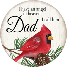 Custom Décor Angel in Heaven-Dad 5186SC Suncatcher sold by If It's Flags