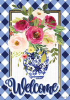 Welcome Roses  5188  Decorative Flag
