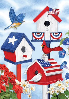 Patriotic Birdhouses  5190  Decorative Flag