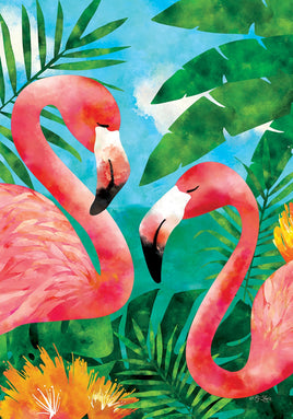 Flamingos  5195  Decorative Flag