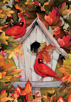 Custom Decor Cardinal Birdhouse 5216 Decorative Flag 5216FL Flags