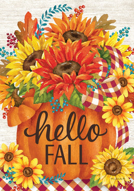 Pumpkin Sunflowers  5218  Decorative Flag
